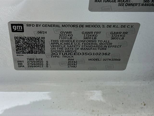 Used 2025 GMC Sierra 1500 Elevation w/ X31 Off-Road Package AWD/4WD image 32