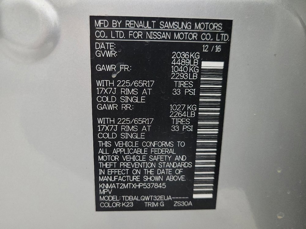 Used 2017 Nissan Rogue SV image 33