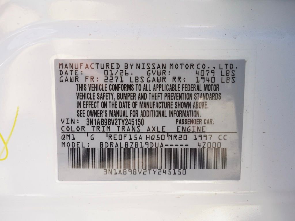 New 2026 Nissan Sentra S w/ Floor Mat Package FWD image 29