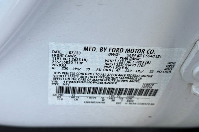 Used 2023 Ford Explorer Limited image 37