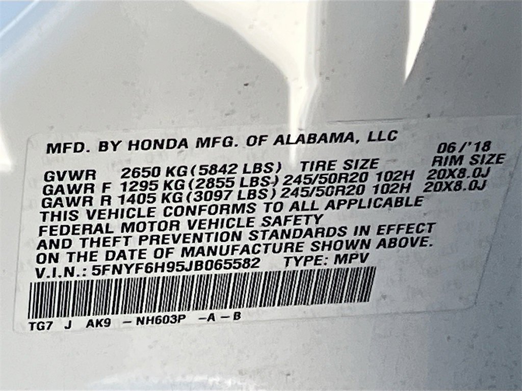 Used 2018 Honda Pilot Touring image 36