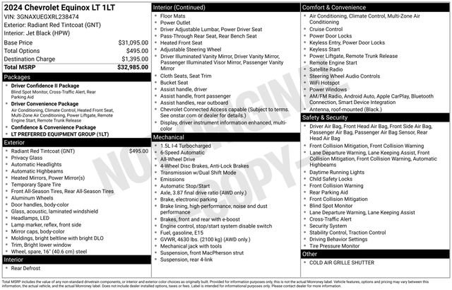 Used 2024 Chevrolet Equinox LT image 3