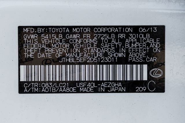 Used 2013 Lexus LS 460 w/ F-Sport Pkg RWD image 90