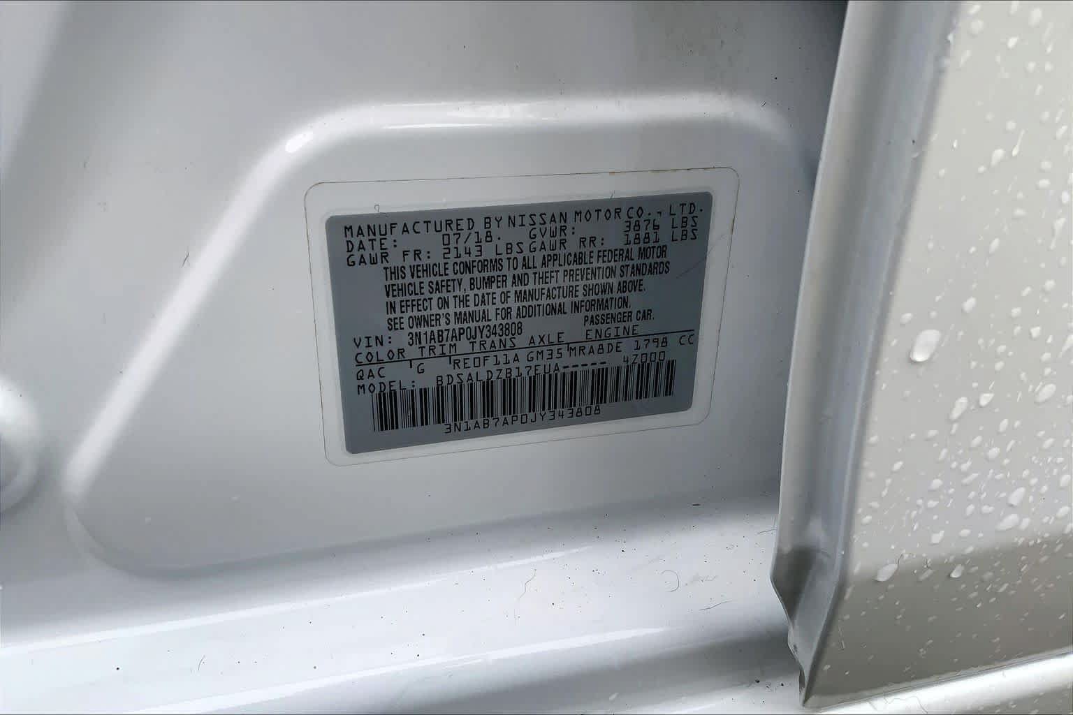Used 2018 Nissan Sentra SV FWD image 32