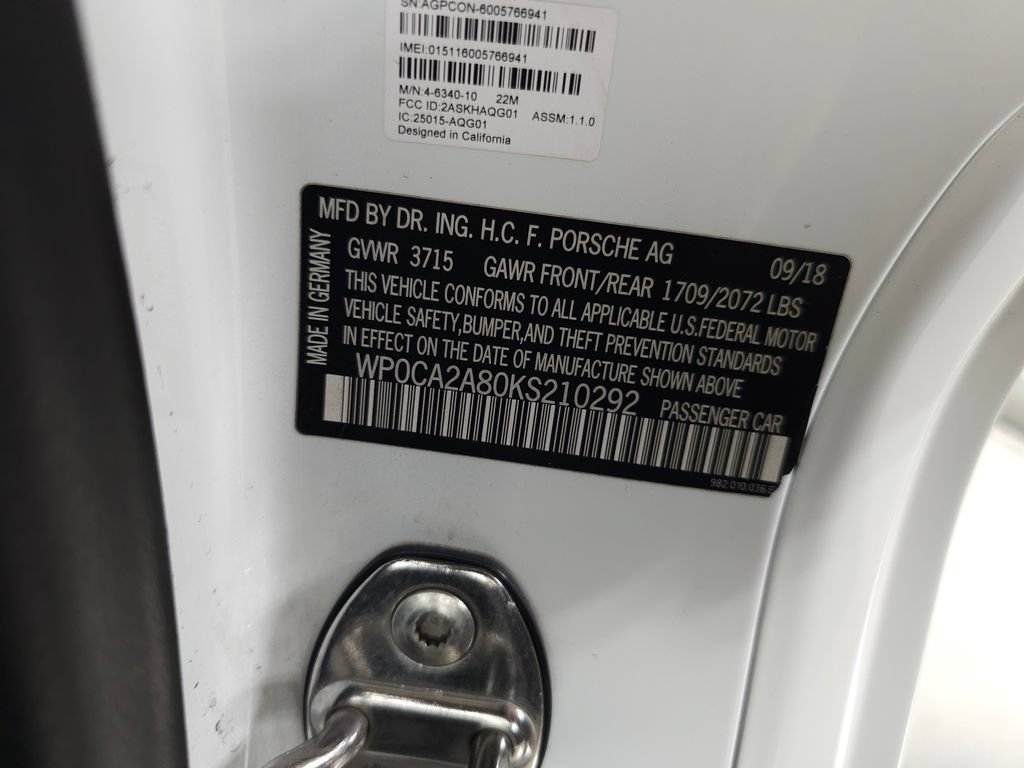Used 2019 Porsche 718 Boxster RWD image 26