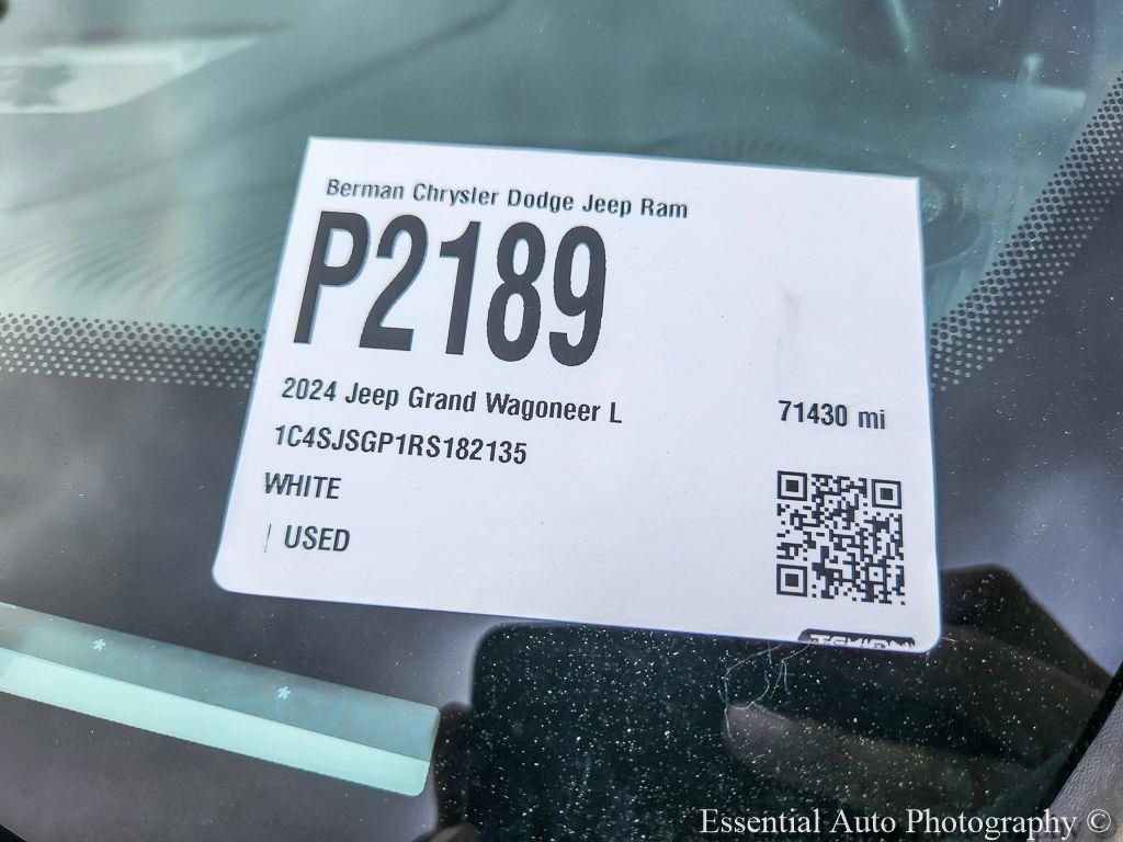 Certified 2024 Jeep Grand Wagoneer L Series III AWD/4WD image 30