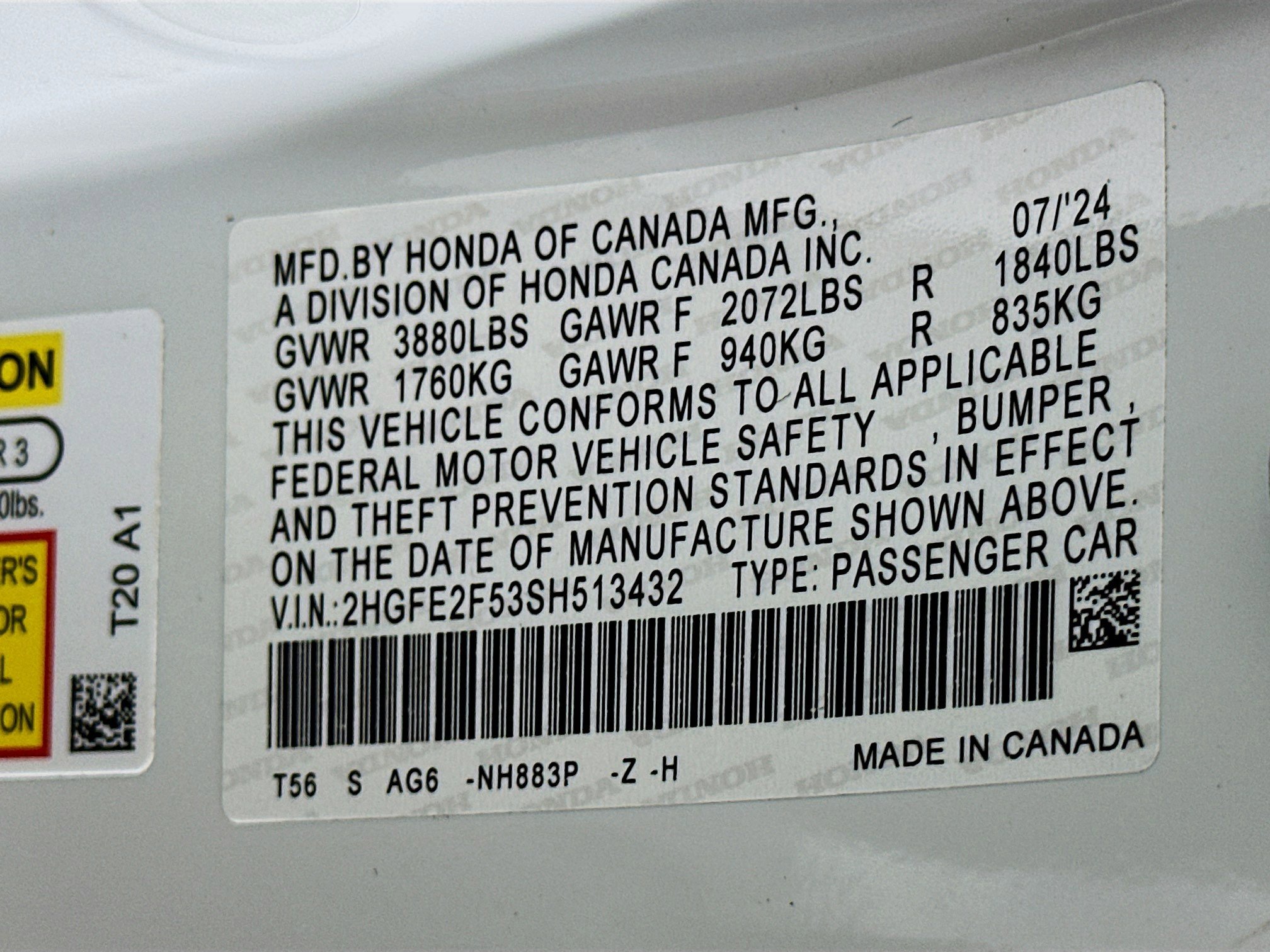 Used 2025 Honda Civic Sport image 12