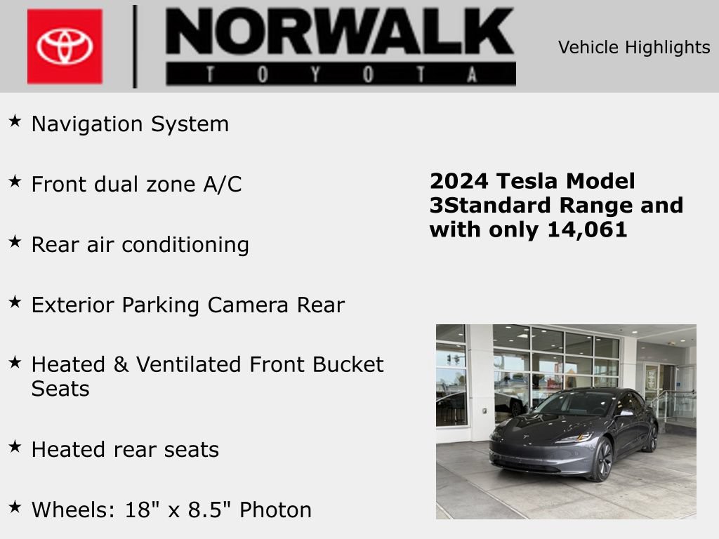 Used 2024 Tesla Model 3 Standard Range RWD image 10