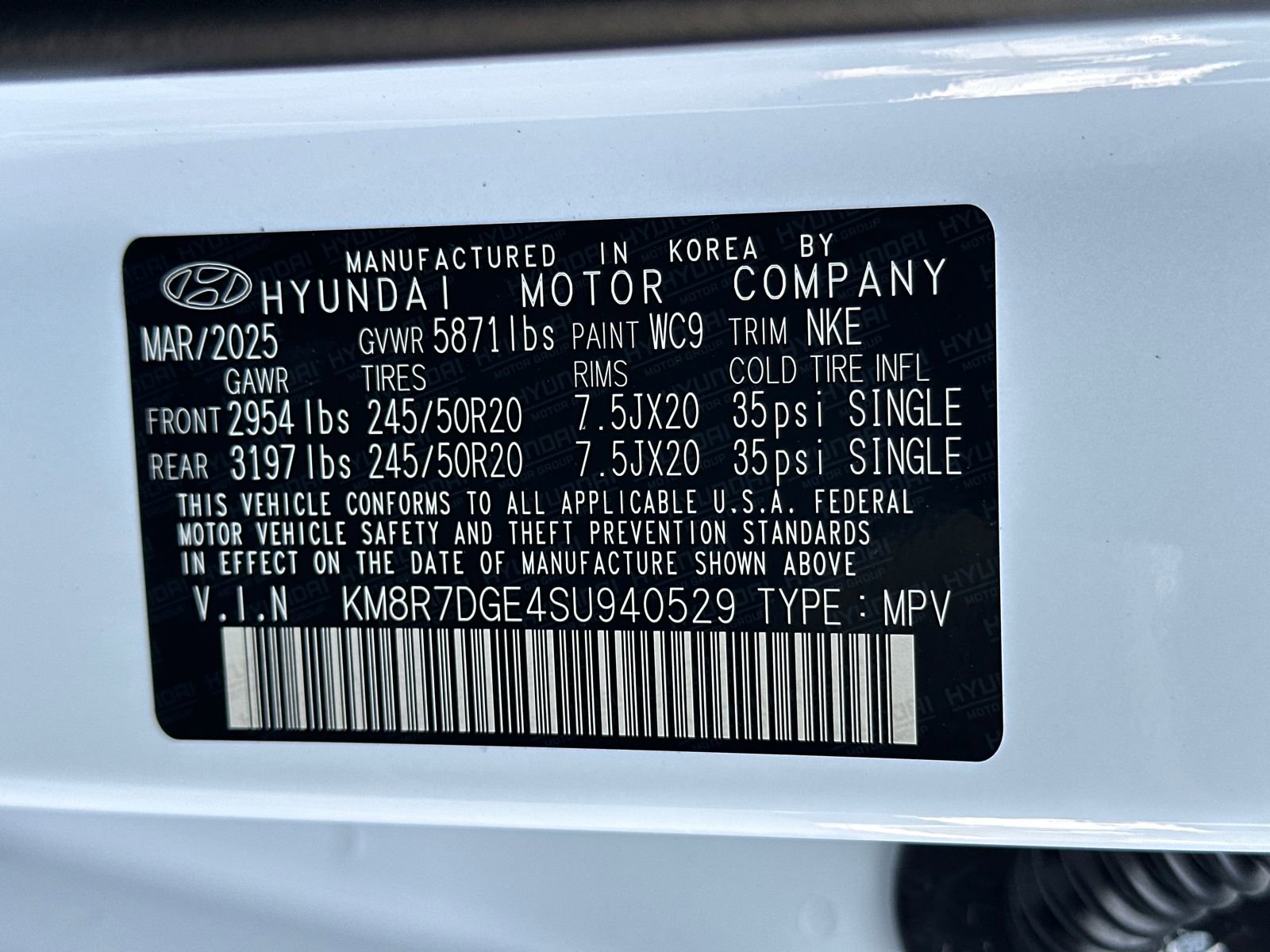 New 2025 Hyundai Palisade Calligraphy image 30