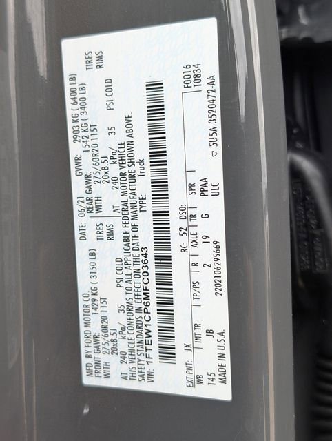 Used 2021 Ford F150 XL w/ STX Appearance Package RWD image 30