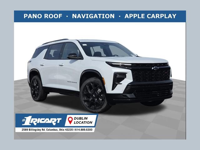 New 2026 Chevrolet Traverse RS w/ LPO, Floor Liner Package AWD/4WD image 1