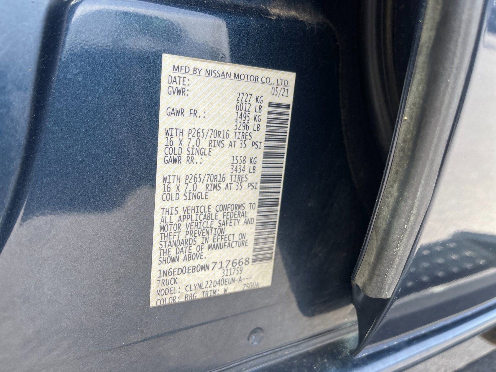 Used 2021 Nissan Frontier SV image 31