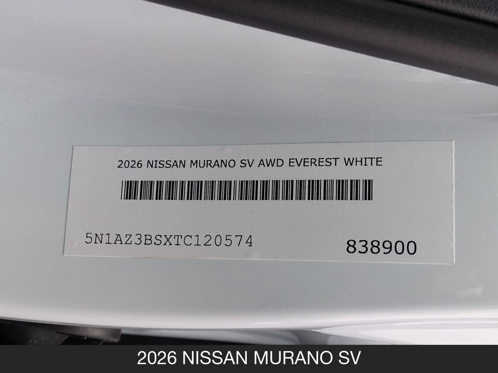 New 2026 Nissan Murano SV AWD/4WD image 26