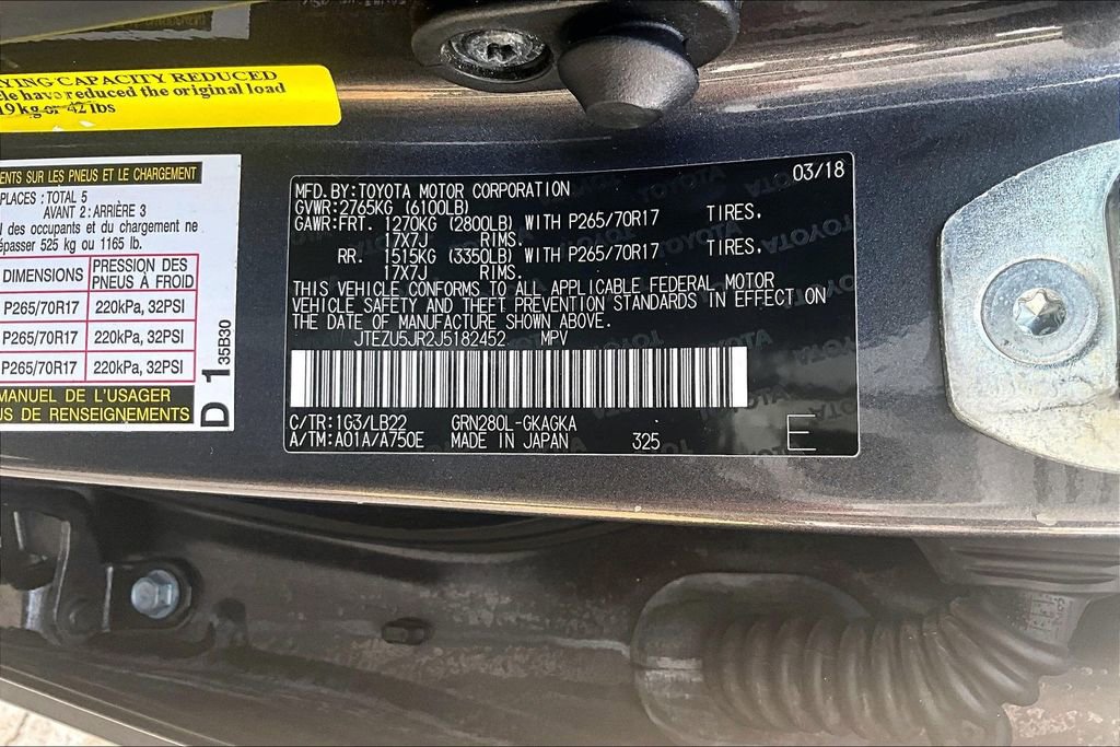 Used 2018 Toyota 4Runner SR5 Premium image 44