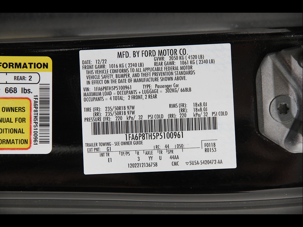 Used 2023 Ford Mustang Premium RWD image 22