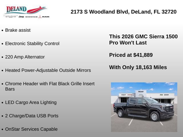 Used 2026 GMC Sierra 1500 Pro w/ Pro Value Package AWD/4WD image 37