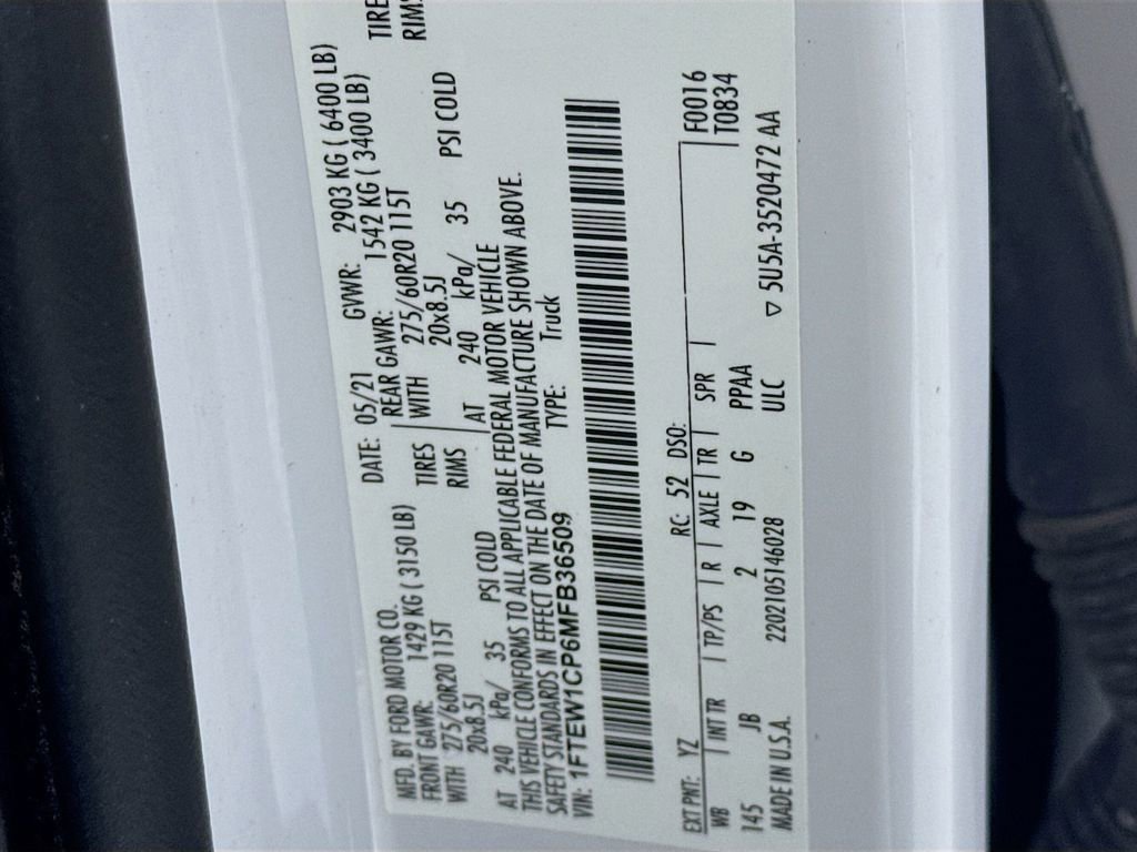 Used 2021 Ford F150 XL w/ STX Appearance Package image 43