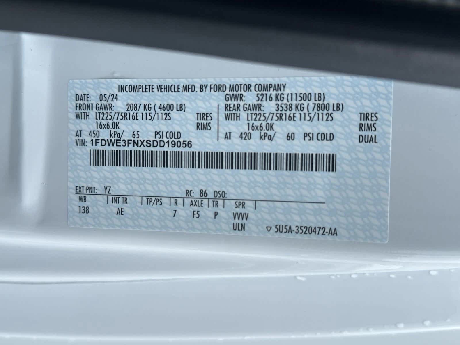 New 2025 Ford E-350 and Econoline 350 Super Duty w/ Power Equipment Group RWD image 52
