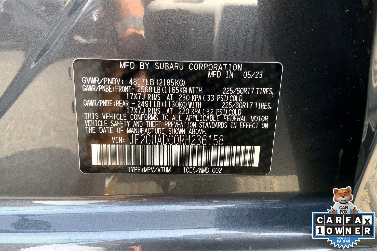 Certified 2024 Subaru Crosstrek 2.0i Premium image 33