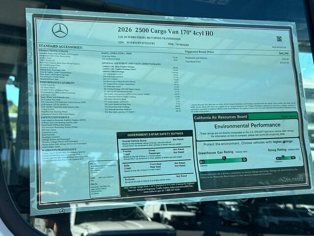 New 2026 Mercedes-Benz Sprinter 2500 image 24