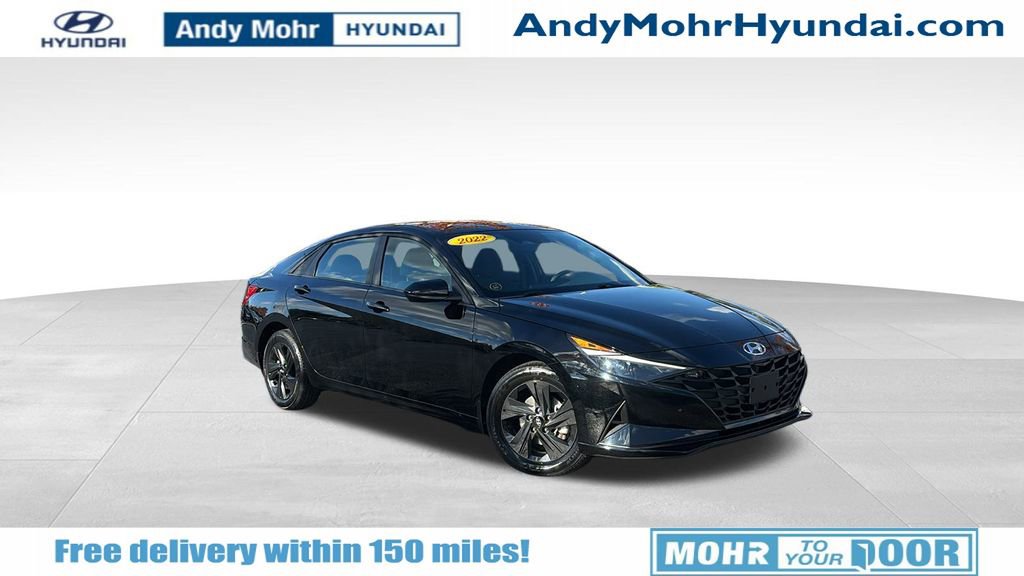 Used 2022 Hyundai Elantra Blue image 1