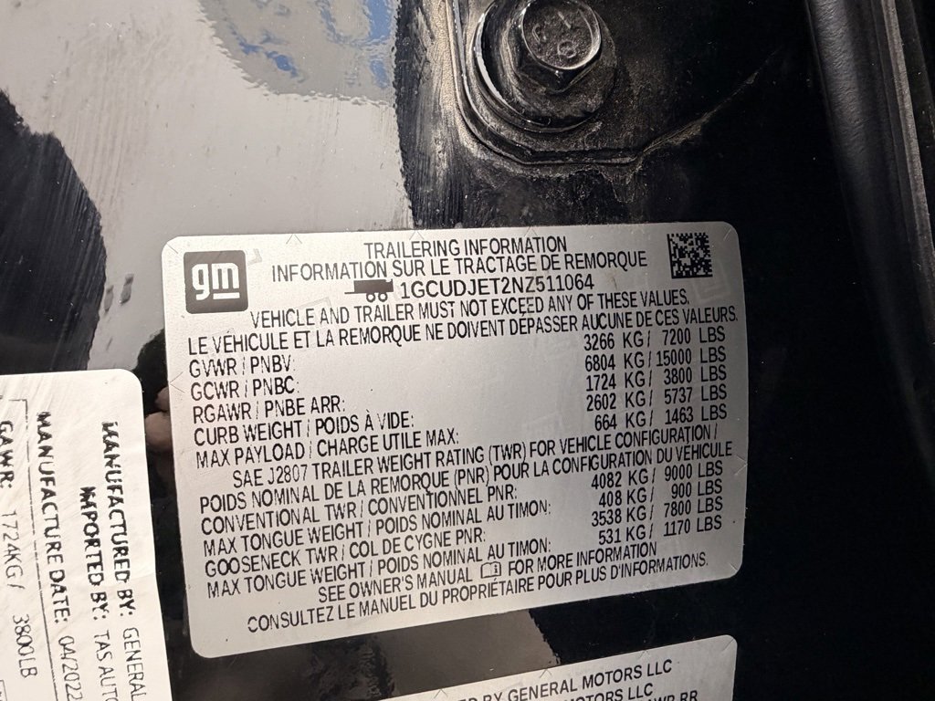 Used 2022 Chevrolet Silverado 1500 High Country w/ Z71 Off-Road Package image 53