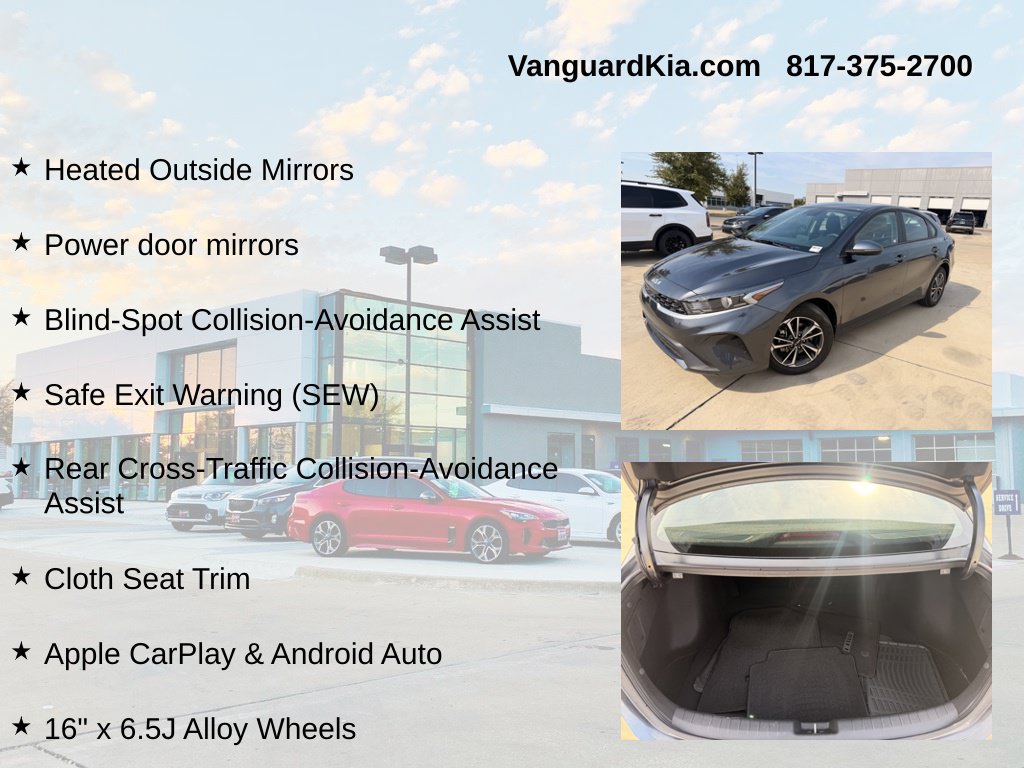 Certified 2024 Kia Forte LXS w/ LXS Technology Package FWD image 12