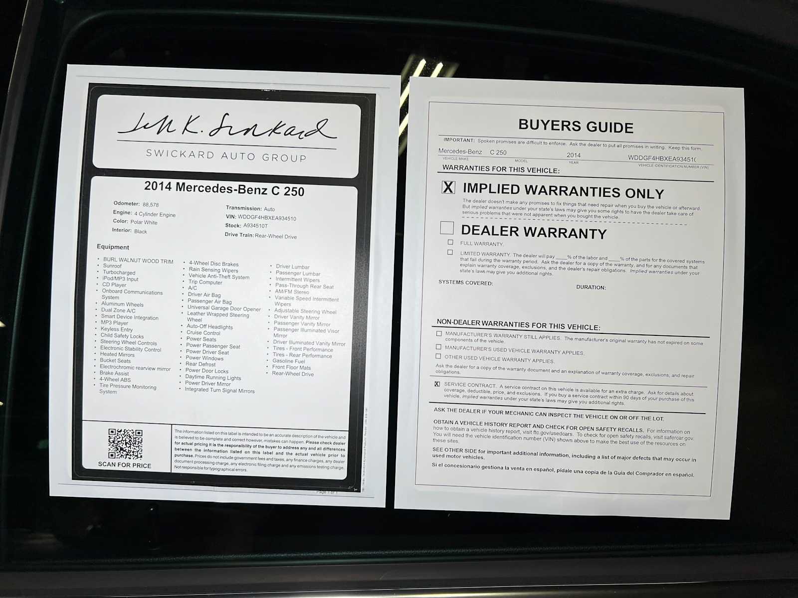 Used 2014 Mercedes-Benz C 250 Sedan image 37