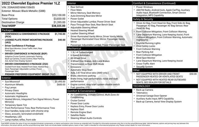 Used 2022 Chevrolet Equinox Premier AWD/4WD image 6