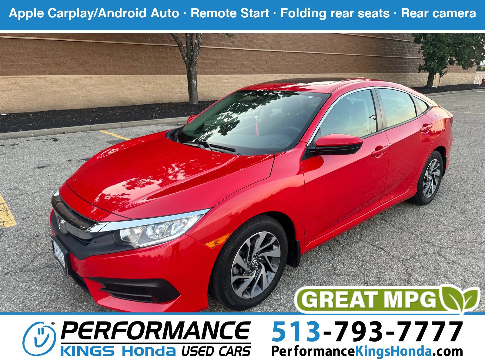 Used 2018 Honda Civic EX