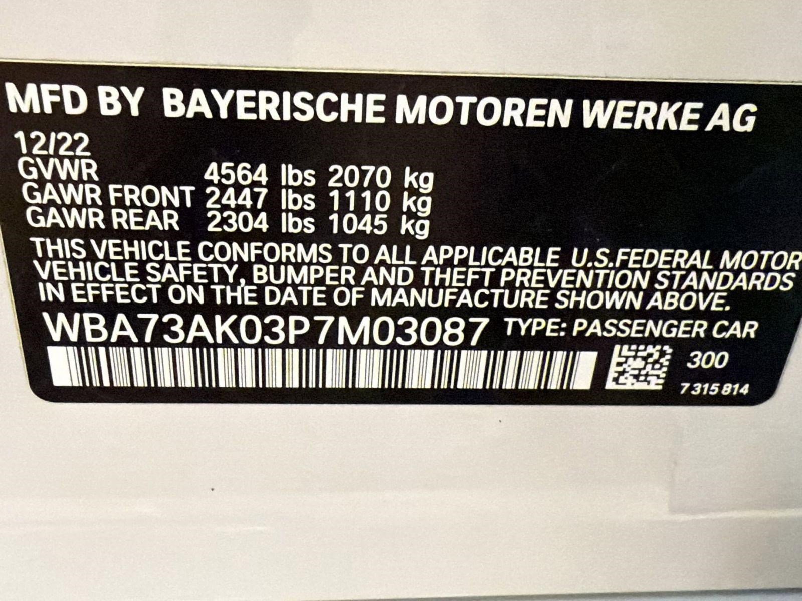 Certified 2023 BMW 228i xDrive Gran Coupe w/ M Sport Package image 15