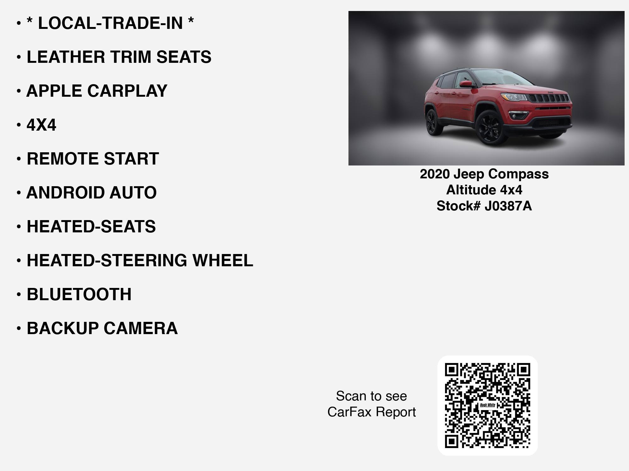 Used 2020 Jeep Compass Latitude AWD/4WD image 7