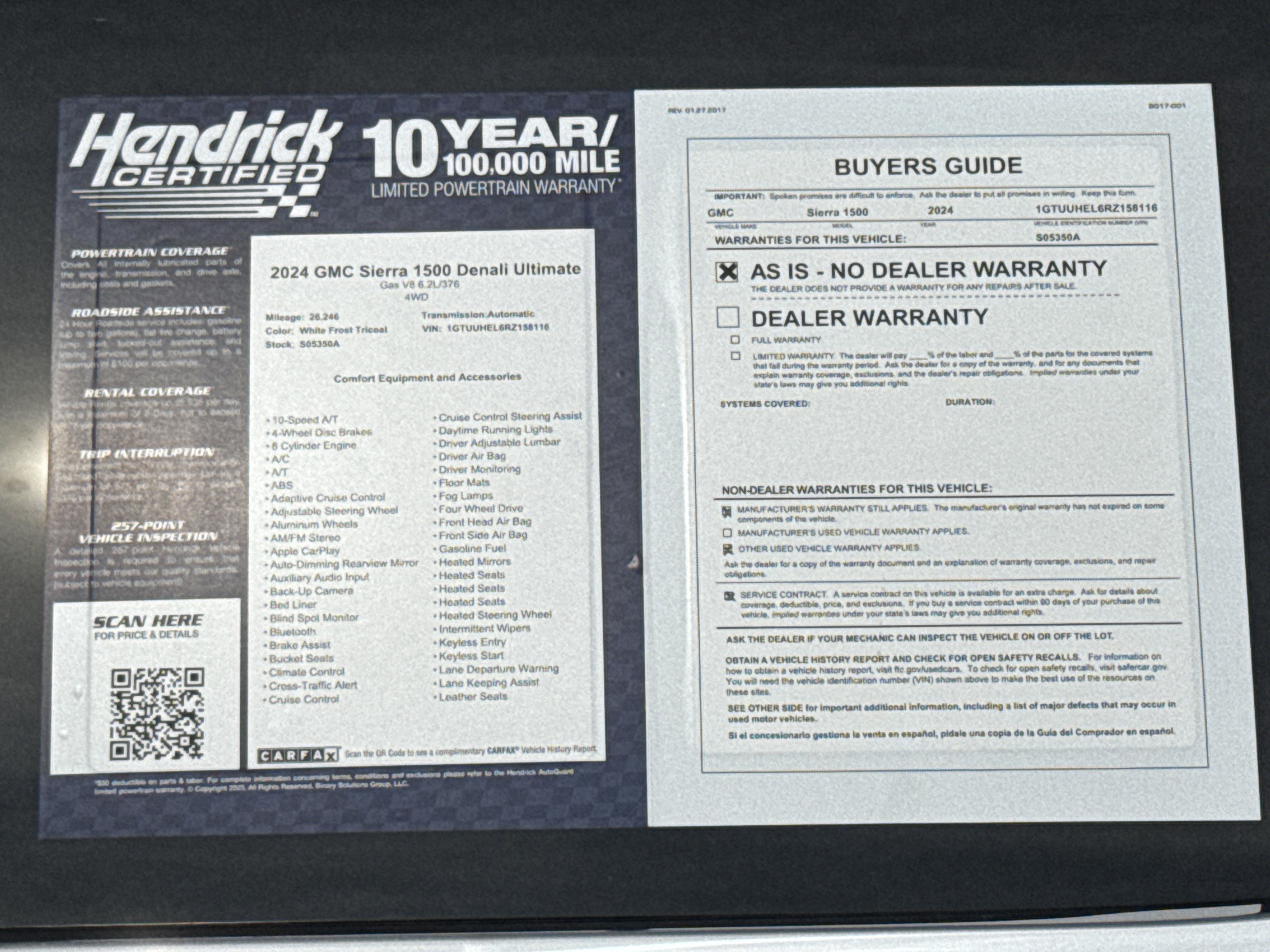 Used 2024 GMC Sierra 1500 Denali Ultimate image 39