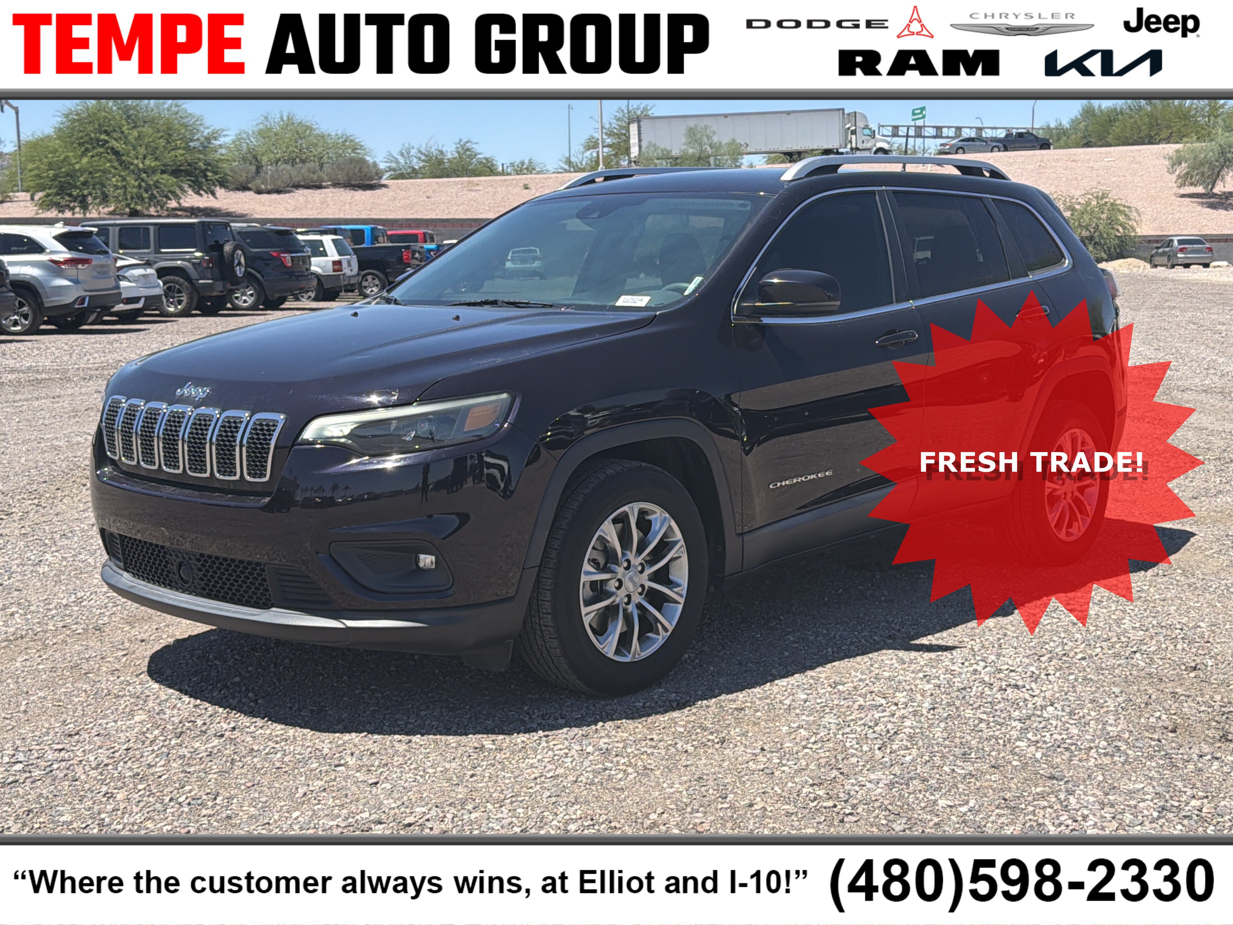 Certified 2021 Jeep Cherokee Latitude Plus FWD image 1