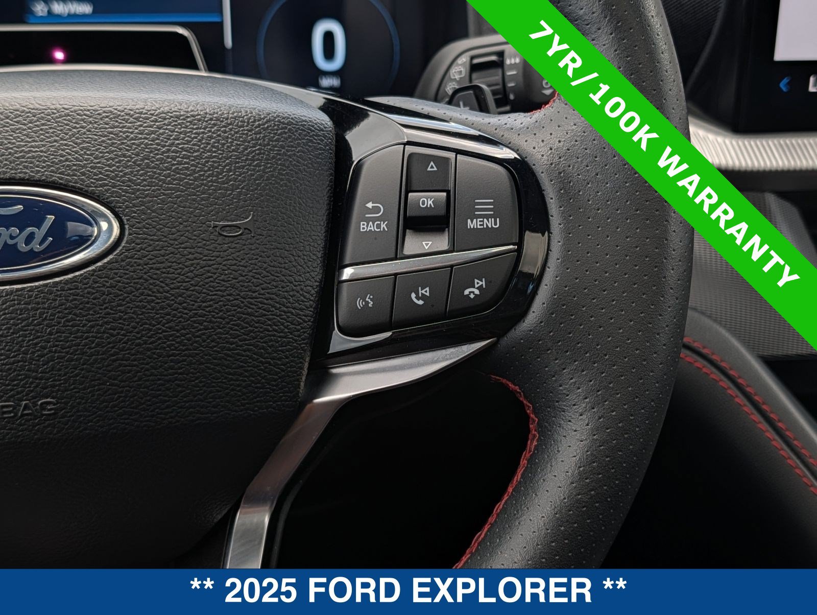 Certified 2025 Ford Explorer ST w/ Sun And Sound Package AWD/4WD image 28