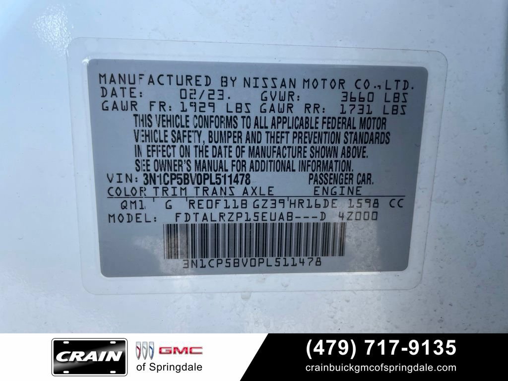 Used 2023 Nissan Kicks S FWD image 33