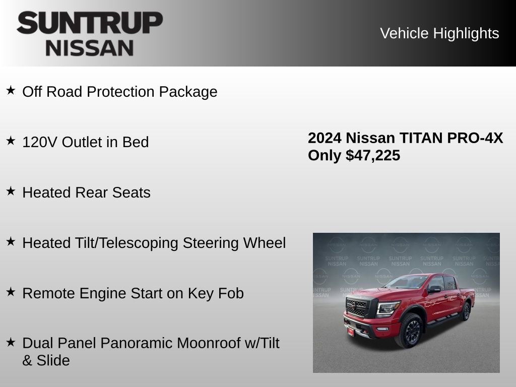 Used 2024 Nissan Titan PRO-4X w/ Pro-4x Convenience Package image 16