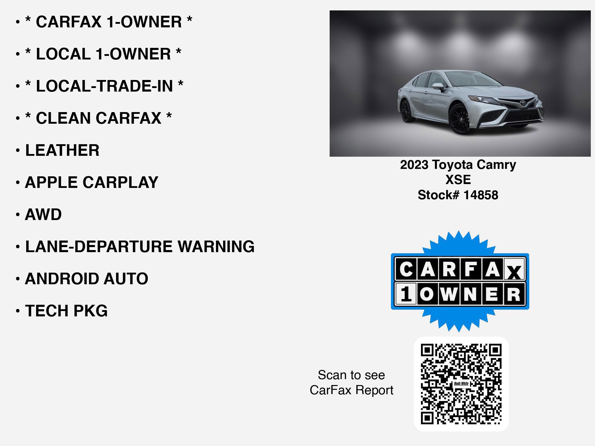 Used 2023 Toyota Camry XSE image 7