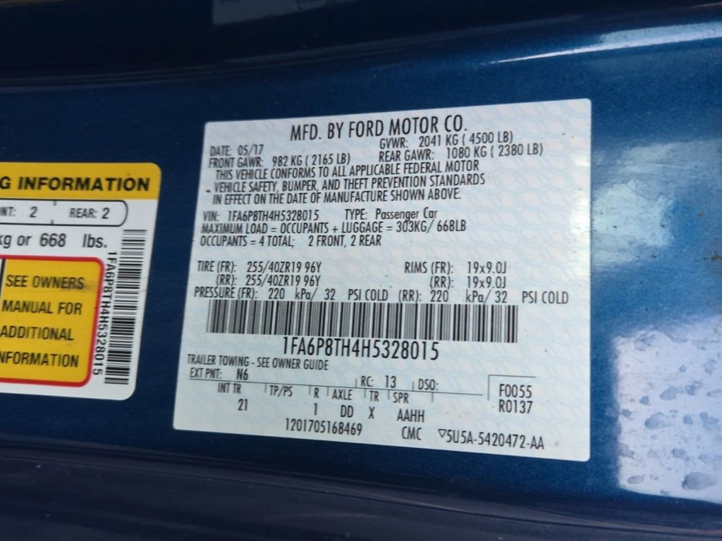 Used 2017 Ford Mustang EcoBoost w/ Ecoboost Performance Package image 39