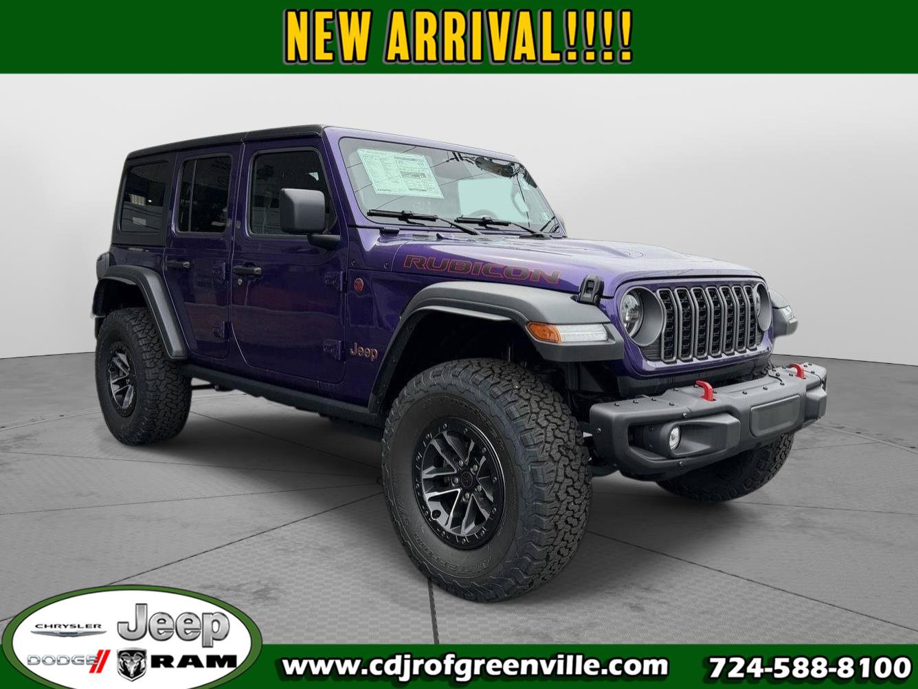New 2026 Jeep Wrangler Unlimited Rubicon w/ Xtreme 35 Tire Package
