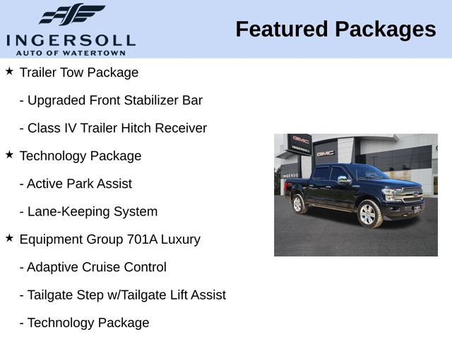 Used 2018 Ford F150 Platinum w/ Equipment Group 701A Luxury AWD/4WD image 15