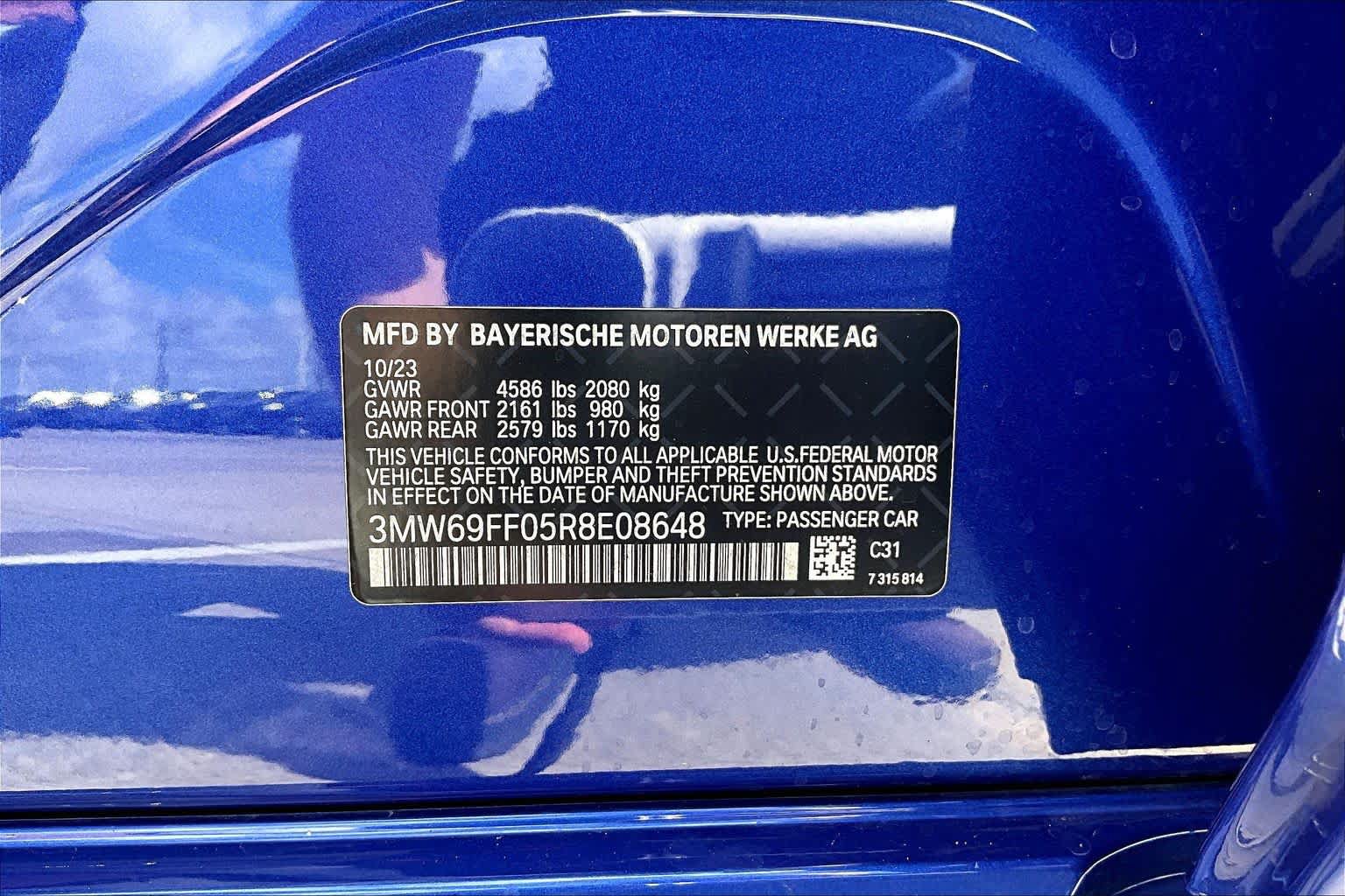 Used 2024 BMW 330i Sedan w/ M Sport Package RWD image 33
