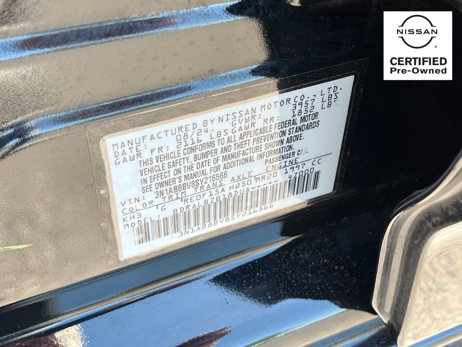 Certified 2025 Nissan Sentra S FWD image 29