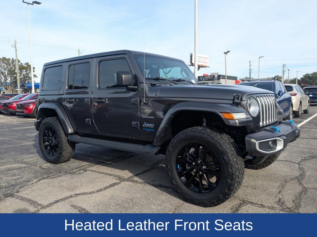 Used 2022 Jeep Wrangler Unlimited Sahara 4xe w/ Cold Weather Group video 2