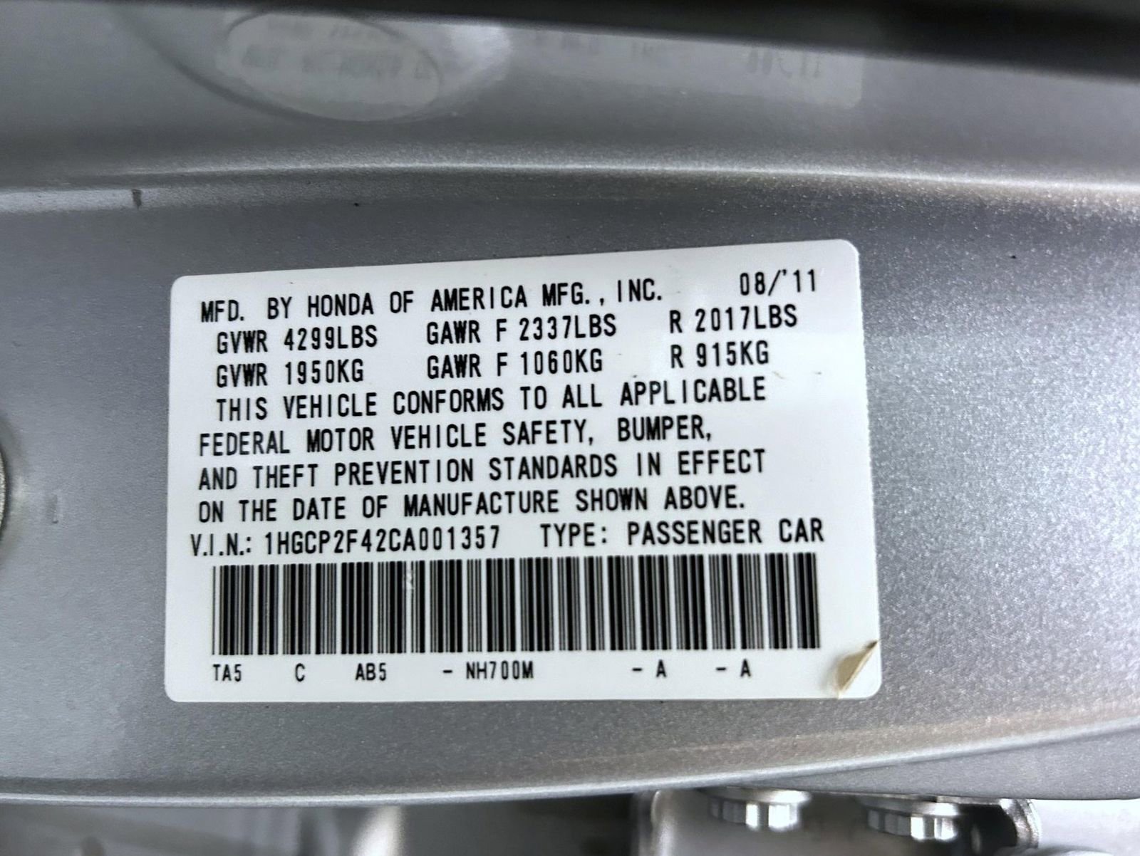 Used 2012 Honda Accord LX image 25