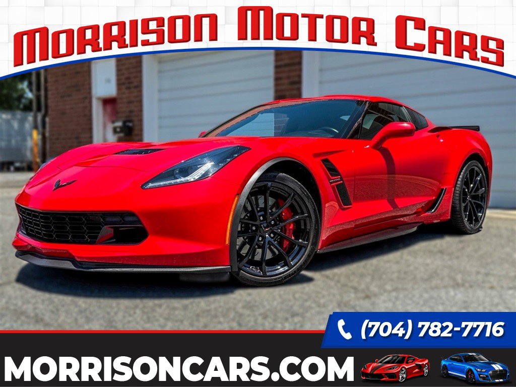 Used 2019 Chevrolet Corvette Grand Sport w/ Carbon Flash Badge Package RWD image 1