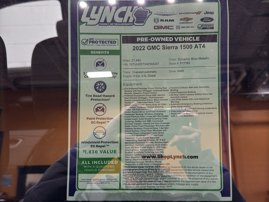 Used 2022 GMC Sierra 1500 AT4 w/ Sierra Safety Plus Package image 50