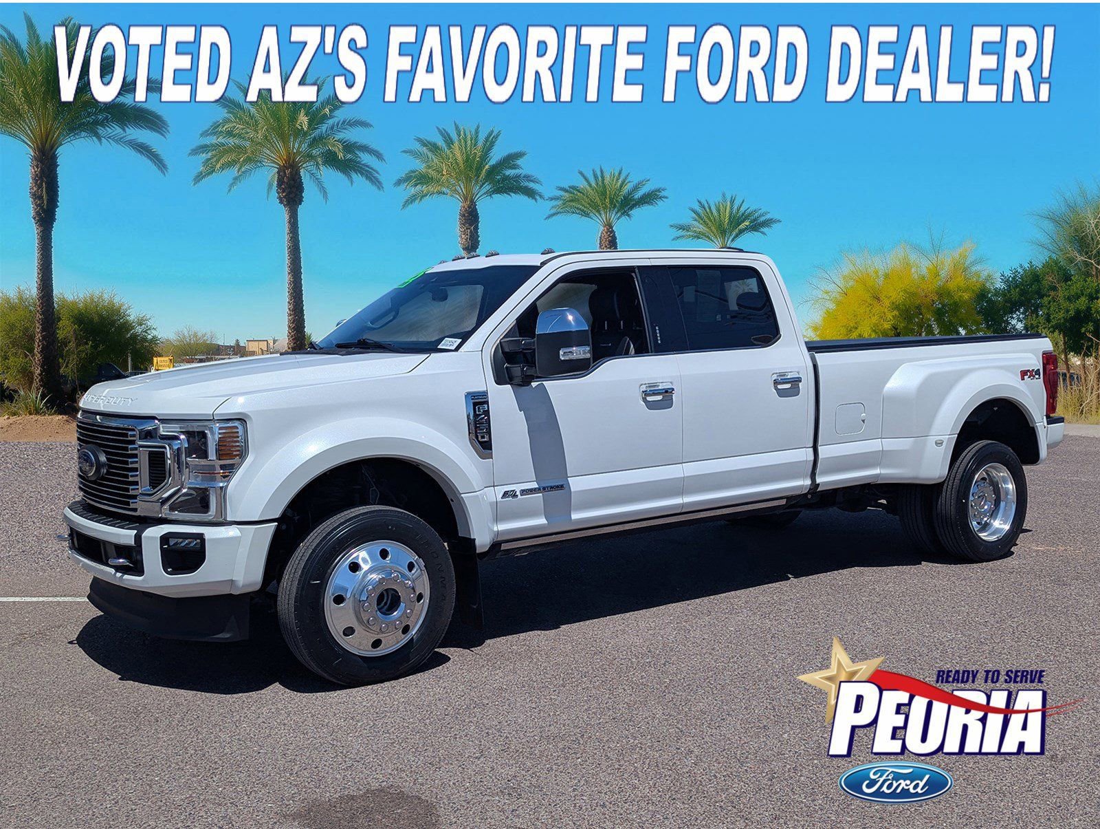 Certified 2021 Ford F450 Platinum w/ FX4 Off-Road Package