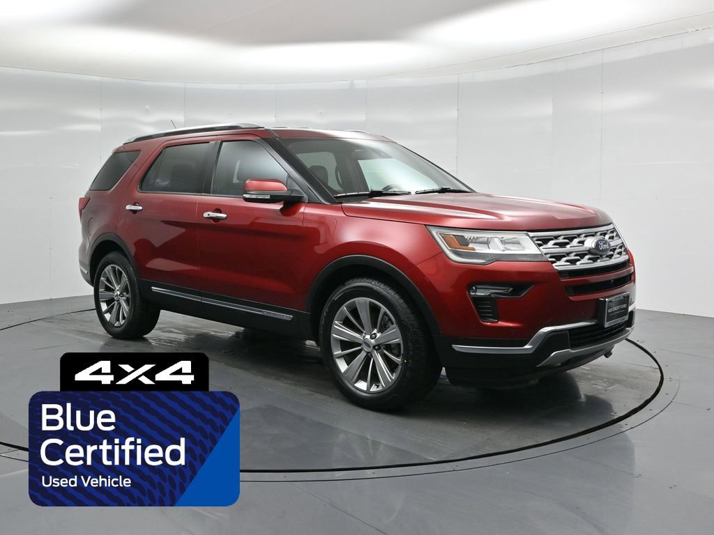 Certified 2018 Ford Explorer Limited w/ Ford Safe & Smart Package