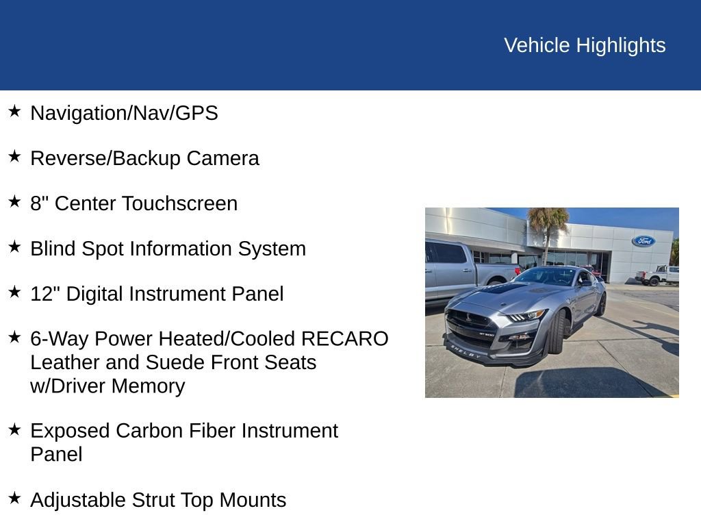 Used 2021 Ford Mustang Shelby GT500 w/ Technology Package RWD image 11